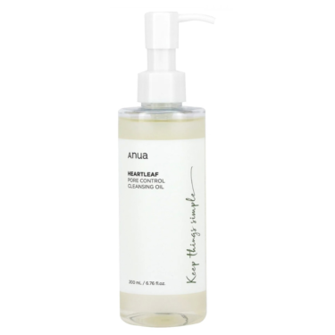 ANUA Heartleaf Pore Control Cleansing Oil 200 мл — Гідрофільна олія для глибокого очищення пор
