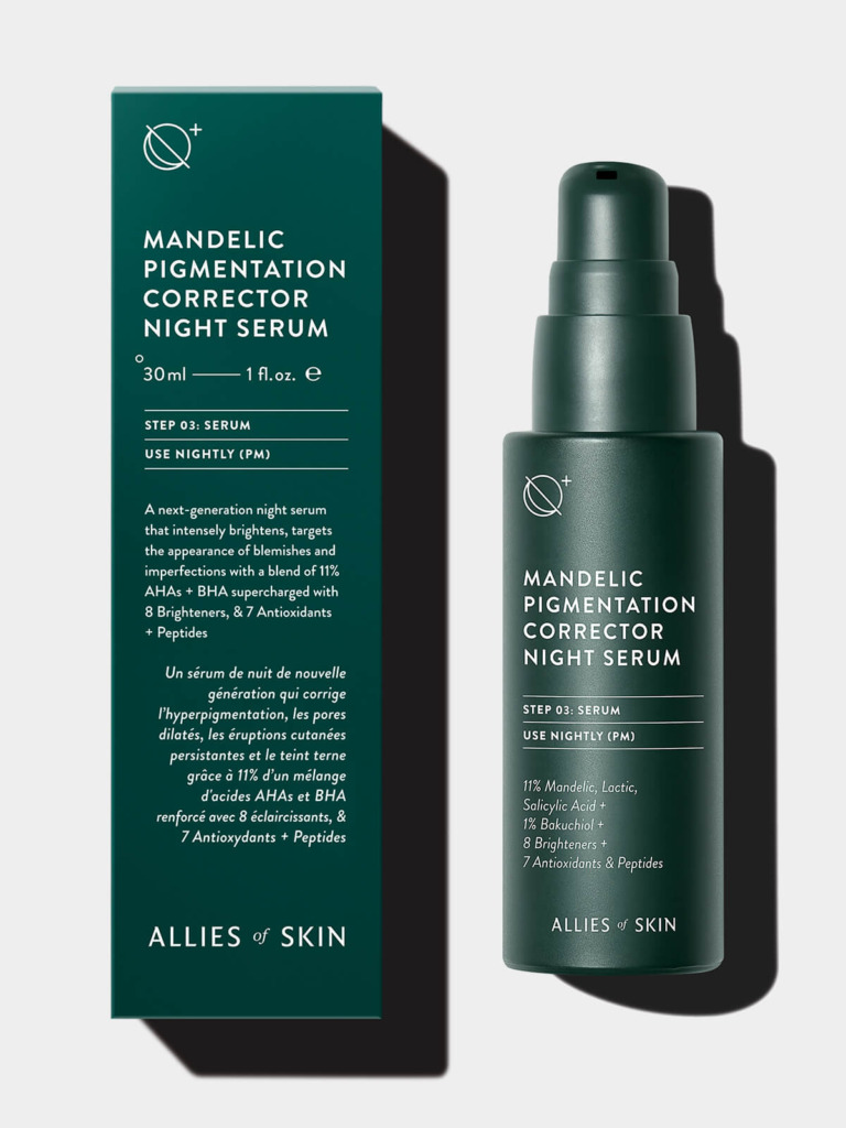 Allies Of Skin Mandelic Pigmentation Corrector Night Serum 30 мл — Нічна сироватка для обличчя проти пігментації, постакне та тьмяності