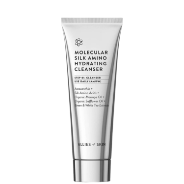 Allies Of Skin Molecular Silk Amino Hydrating Cleanser 100 мл — Молекулярний засіб для очищення шкіри обличчя та демакіяжу