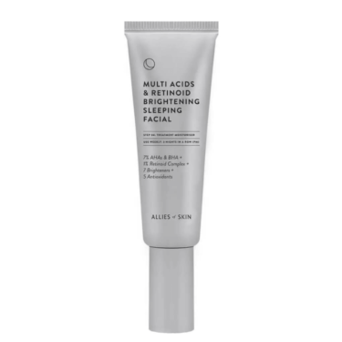 Allies Of Skin Multi Acids Retinoid Brightening Sleeping Facial 50 мл — Нічний мультикислотний пілінг для обличчя з ретинолом