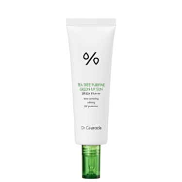 Dr.Ceuracle Tea Tree Purifine Green Up Sun SPF 50+ PA++++ 50 мл — Солнцезащитный крем для нейтрализации с чайным деревом