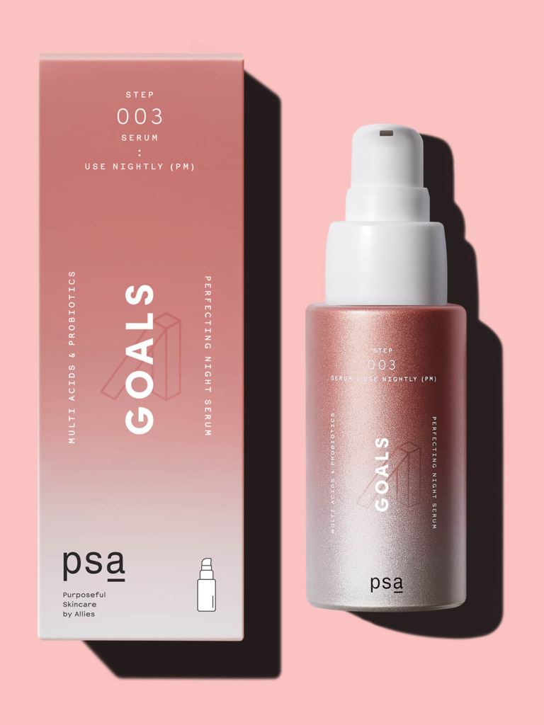PSA Goals Multi Acids & Probiotics Perfecting Night Serum 30 мл — Нічна кислотна сироватка з пробіотиками