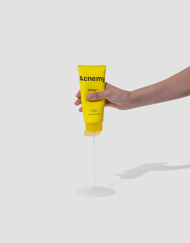 Acnemy Zitbody — Очищуючий гель для душу для схильної до акне шкіри