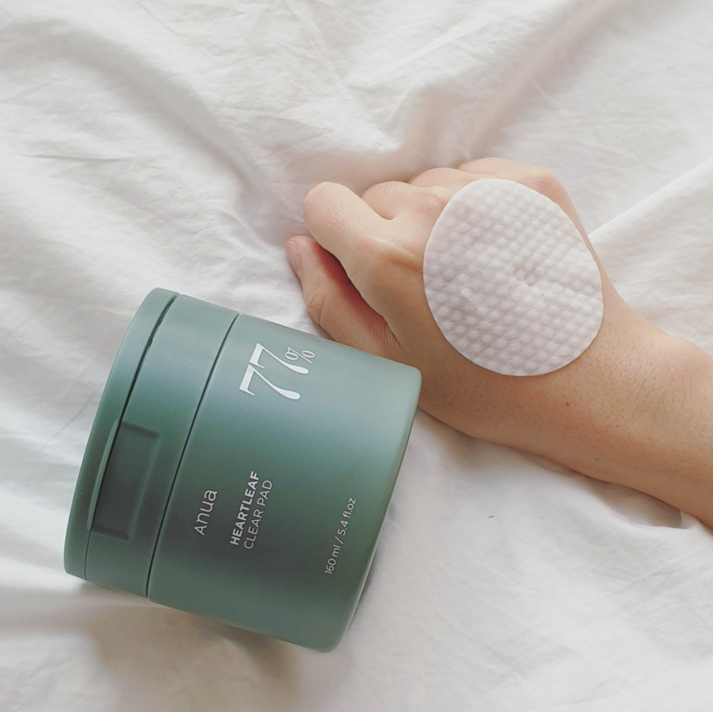 ANUA Heartleaf 77% Clear Pad 70 шт — Пілінг-педи з хауттюйнією і PHA-кислотою