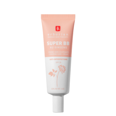 Erborian Super BB Cream Clair 40 мл — Тонуючий ВВ-крем для обличчя (для світлої шкіри з рожевим підтоном)
