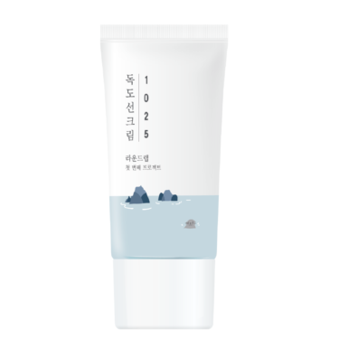 Round Lab 1025 Dokdo Sunscreen SPF50+ PA++++ 50 мл — Сонцезахисний крем з морською водою