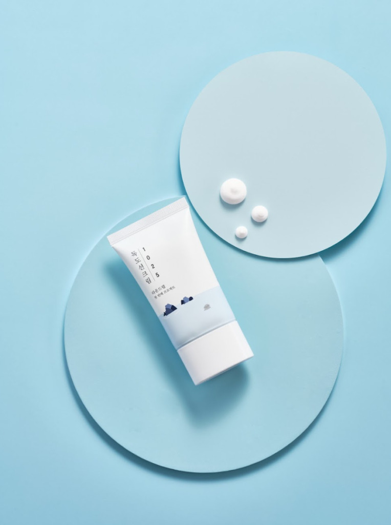 Round Lab 1025 Dokdo Sunscreen SPF50+ PA++++ 50 мл — Сонцезахисний крем з морською водою