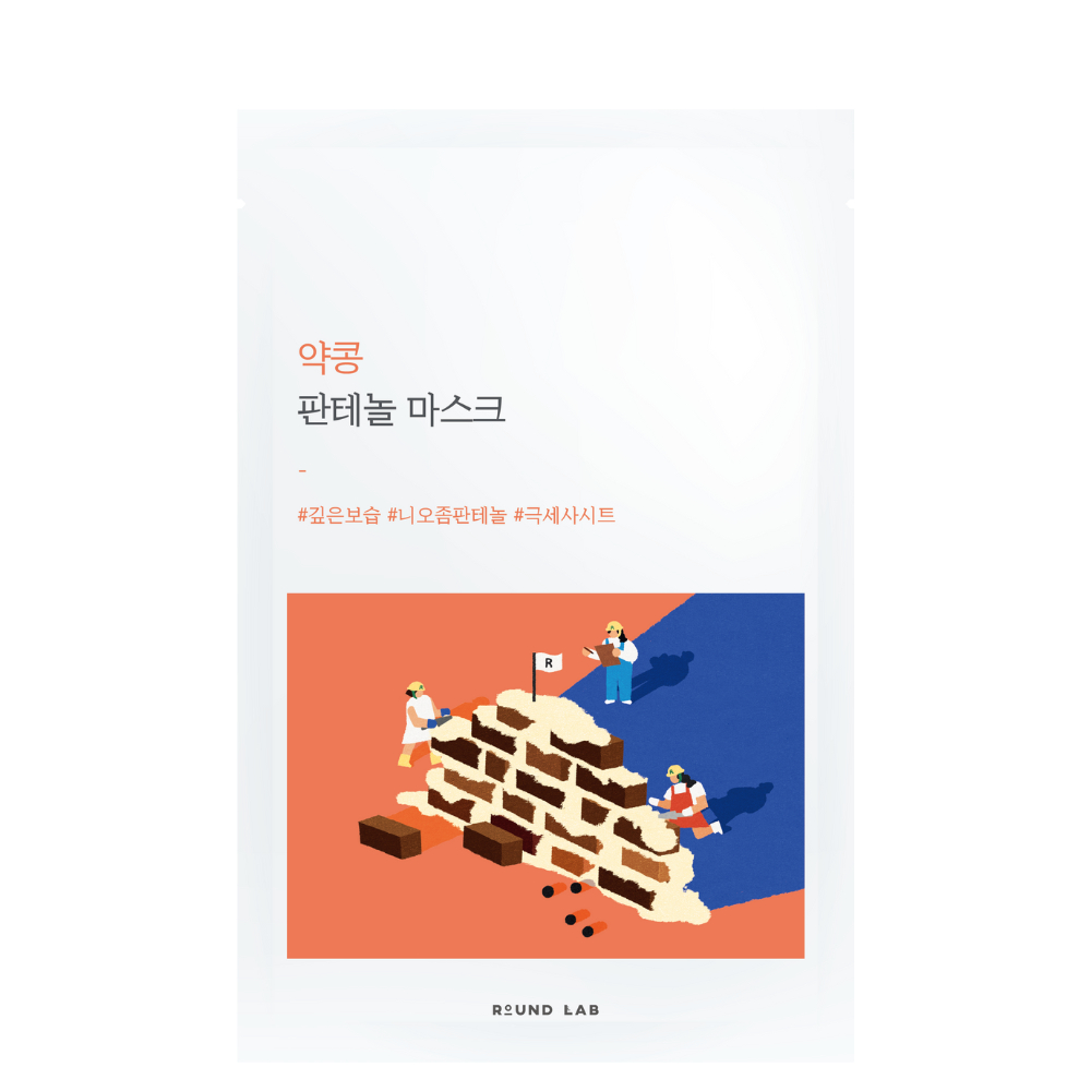 Round Lab Soybean Nourishing Sheet Mask Round Lab Soybean Panthenol Mask — Барьерная тканевая маска