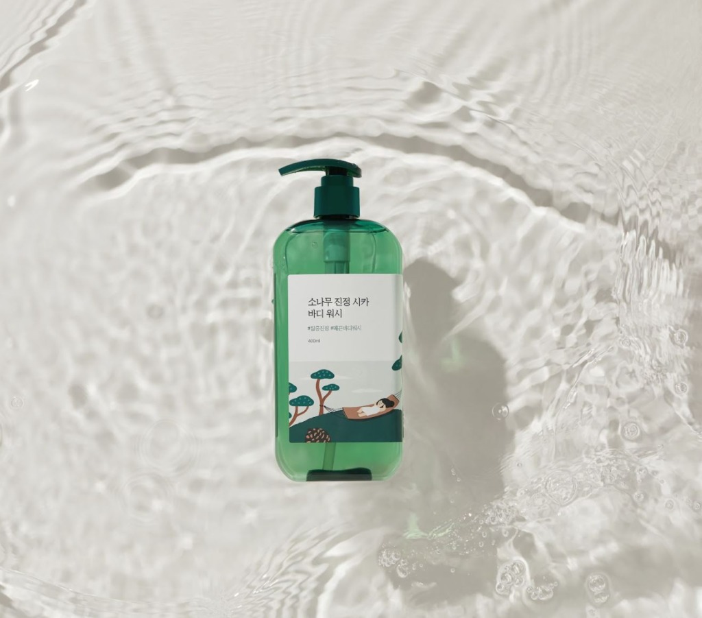 Round Lab Pine Calming Cica Body Wash 400 мл — Заспокійливий гель для душу з екстрактом голок сосни