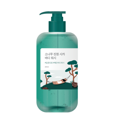 Round Lab Pine Calming Cica Body Wash 400 мл — Заспокійливий гель для душу з екстрактом голок сосни