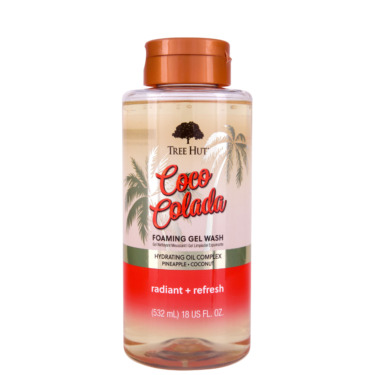 Tree Hut Coco Colada Foaming Gel Wash 532 мл — Гель для душу з ароматом кокоса та ананаса