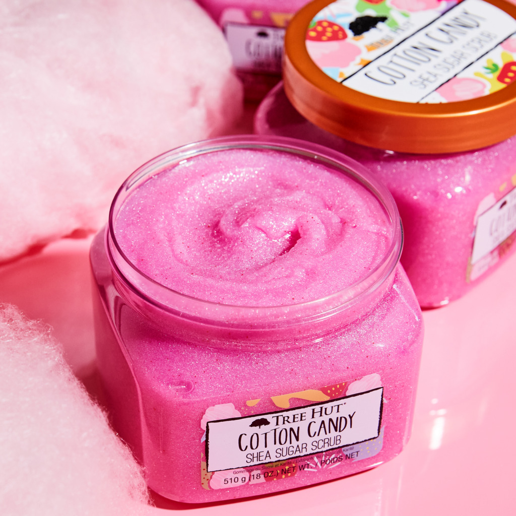Tree Hut Cotton Candy Sugar Scrub 510 г — Скраб для тіла з ароматом цукрової вати
