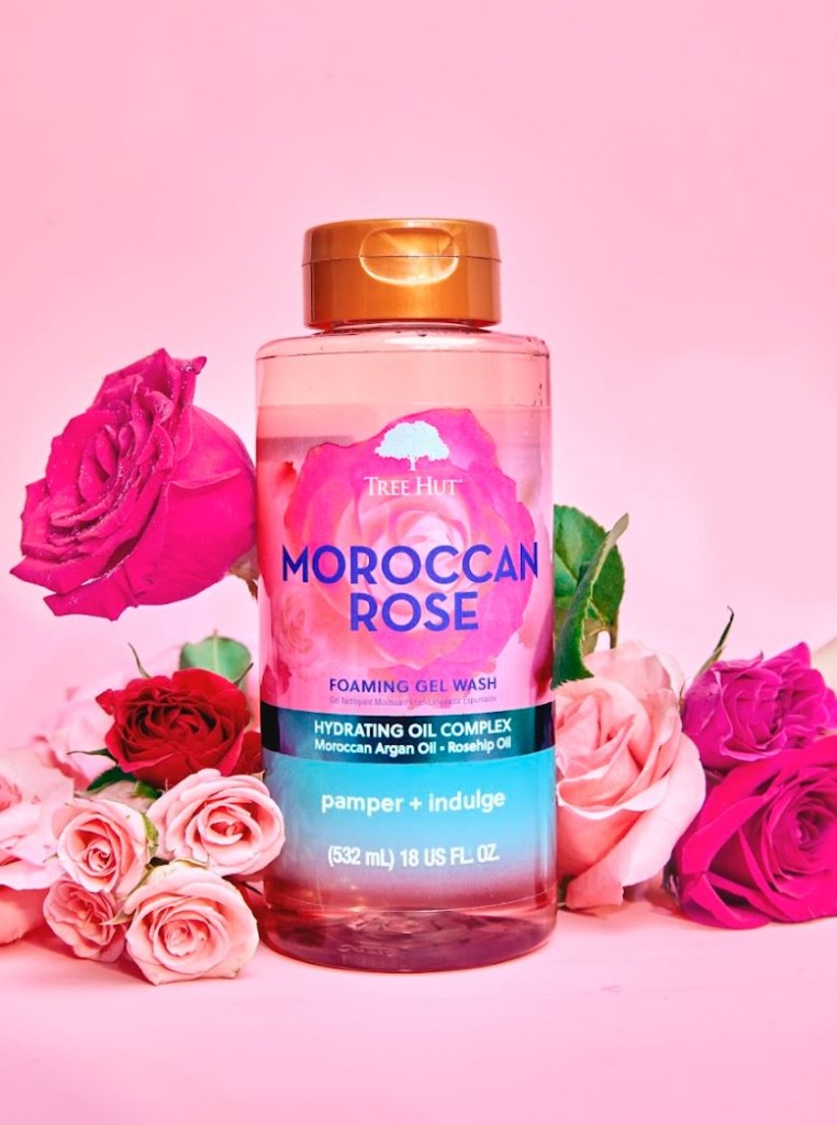Tree Hut Moroccan Rose Foaming Gel Wash 532 мл — Гель для душа с ароматом розы