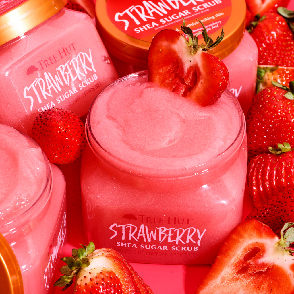 Tree Hut Strawberry Sugar Scrub 510 г — Скраб для тіла з полуничним ароматом