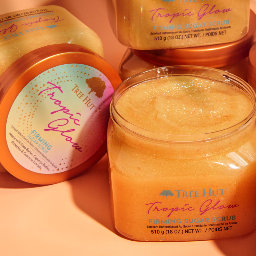 Tree Hut Tropic Glow Sugar Scrub 510 г — Скраб для тела со сладким ароматом тропических фруктов