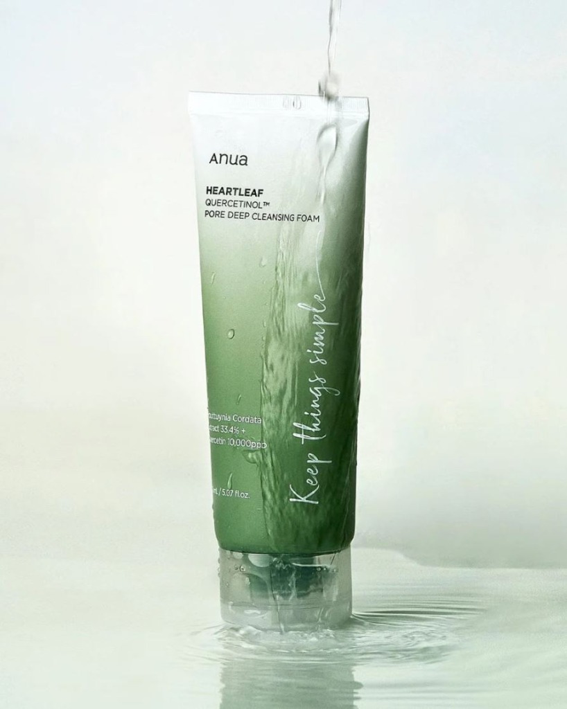 ANUA Heartleaf Quercetinol Pore Deep Cleansing Foam 150 мл — Пінка для глибокого очищення пор