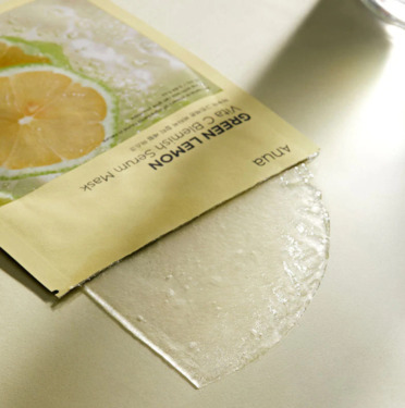Anua Green Lemon Vita C Blemish Serum Mask — Осветляющая тканевая маска