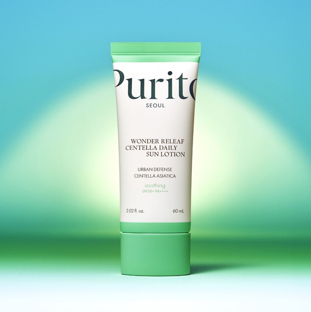Purito Seoul Wonder Releaf Centella Daily Sun Lotion 60 мл — Легкий зволожуючий сонцезахисний лосьйон SPF 50+
