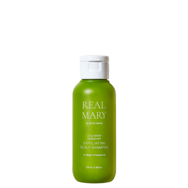 Rated Green Real Mary Exfoliating Scalp Shampoo 100 мл — Глубокоочищающий отшелушивающий шампунь с соком розмарина (мини)