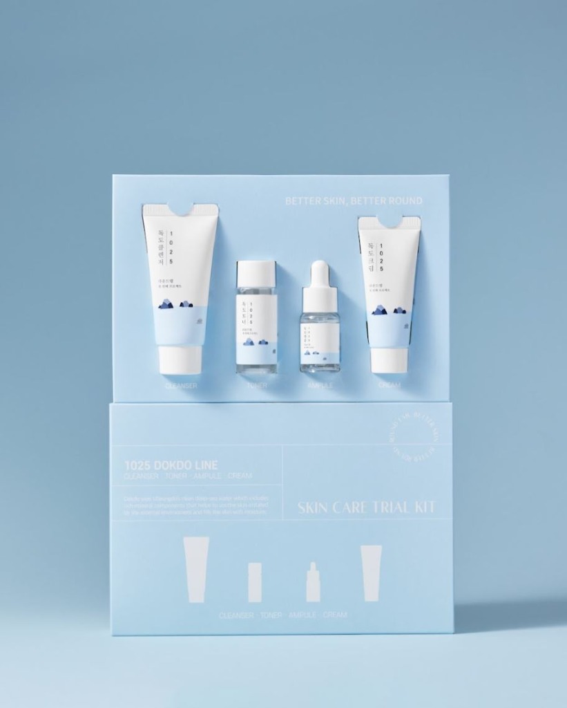 Round Lab 1025 Dokdo Trial Kit — Сет миниатюр из линейки с морской водой
