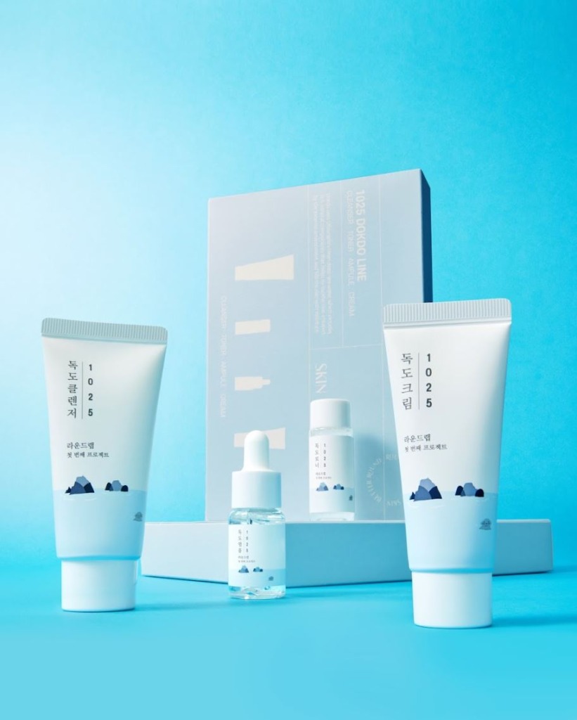 Round Lab 1025 Dokdo Trial Kit — Сет миниатюр из линейки с морской водой