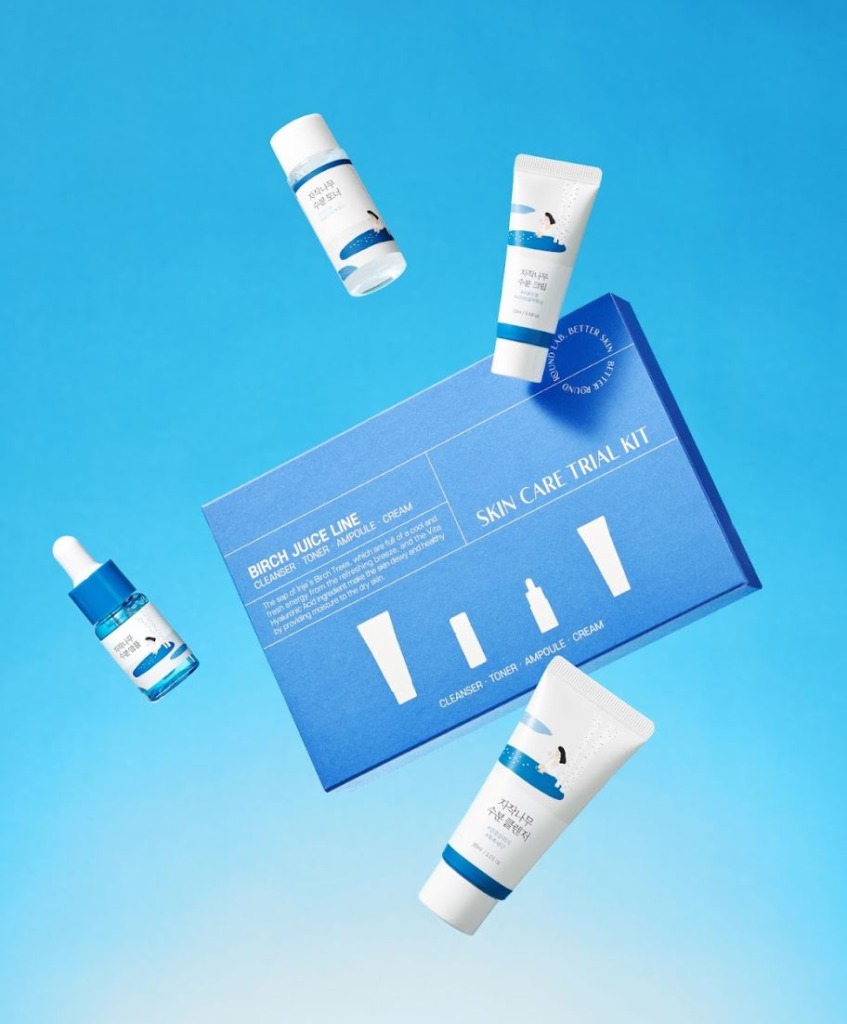 Round Lab Birch Juice Trial Kit — Сет миниатюр продуктов из линейки Birch Juice с березовым соком