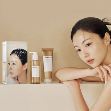 SKIN1004 Madagascar Centella Double Cleansing Duo — Набір для двоетапного очищення з центеллою (гідрофільна олія + кремова пінка)