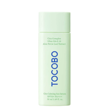 Tocobo Cica Calming Sun Serum SPF50+ PA++++ — Успокаивающая солнцезащитная сыворотка SPF50+