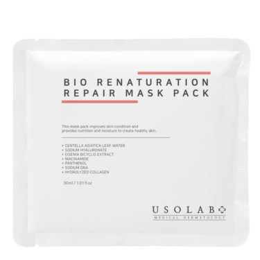 Usolab Bio Renaturation Repair Mask Pack — Тканевая маска с регенерирующим и антивозрастным действием