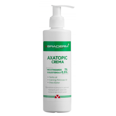Braderm Axatopic Cream 250 мл — Заспокійливий крем для атопічної шкіри