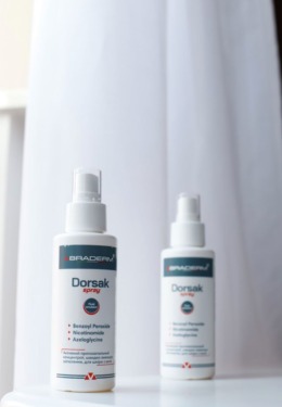 Braderm Dorsak Spray — Спрей для тіла від висипань