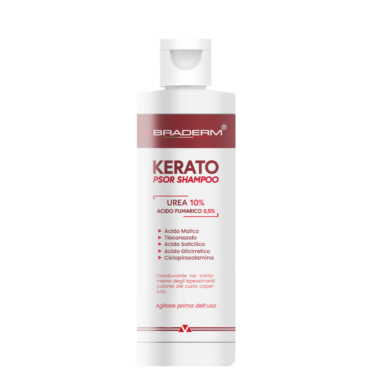 Braderm Kerato Psor Shampoo 150 мл — Шампунь от перхоти и себорейного дерматита с мочевиной