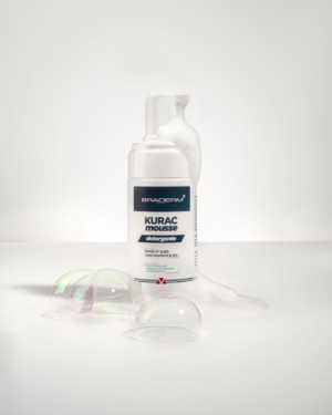 Braderm Kurac Cleansing Mousse 100 мл — Пенка для умывания с пробиотиками