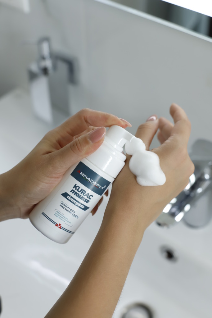 Braderm Kurac Cleansing Mousse 100 мл — Пенка для умывания с пробиотиками