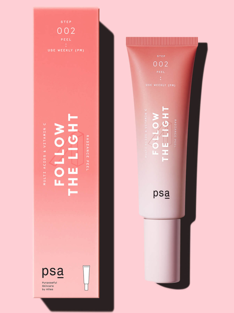 PSA Follow the Light Multi Acids & Vitamin C Radiance Peel — Мультикислотний пілінг для сяйва шкіри