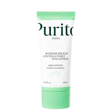Purito Seoul Wonder Releaf Centella Daily Sun Lotion 60 мл — Легкий зволожуючий сонцезахисний лосьйон SPF 50+