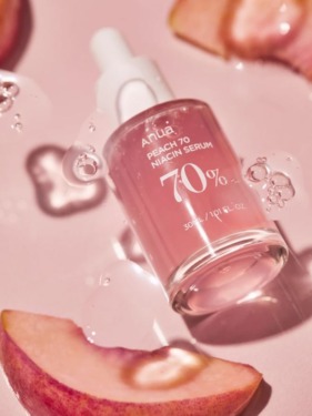 ANUA Peach 70% Niacin Serum 30 мл — Тонізуюча сироватка для обличчя з екстрактом персика та ніацинамідом