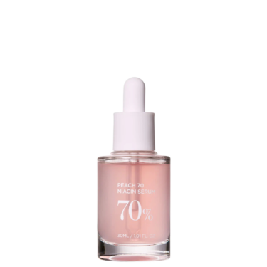 ANUA Peach 70% Niacin Serum 30 мл — Тонізуюча сироватка для обличчя з екстрактом персика та ніацинамідом