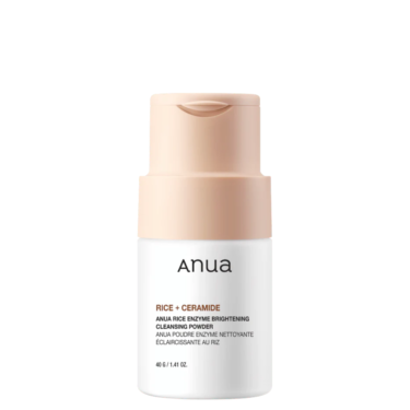 ANUA Rice Enzyme Brightening Cleansing Powder 40 г — Пом’якшувальна ензимна пудра з рисовим екстрактом