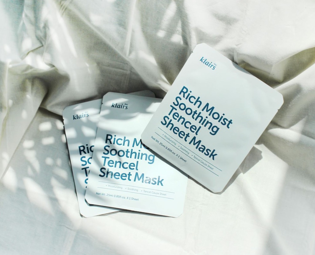 Dear Klairs Rich Moist Soothing Tencel Sheet Mask — Відновлююча тканинна маска