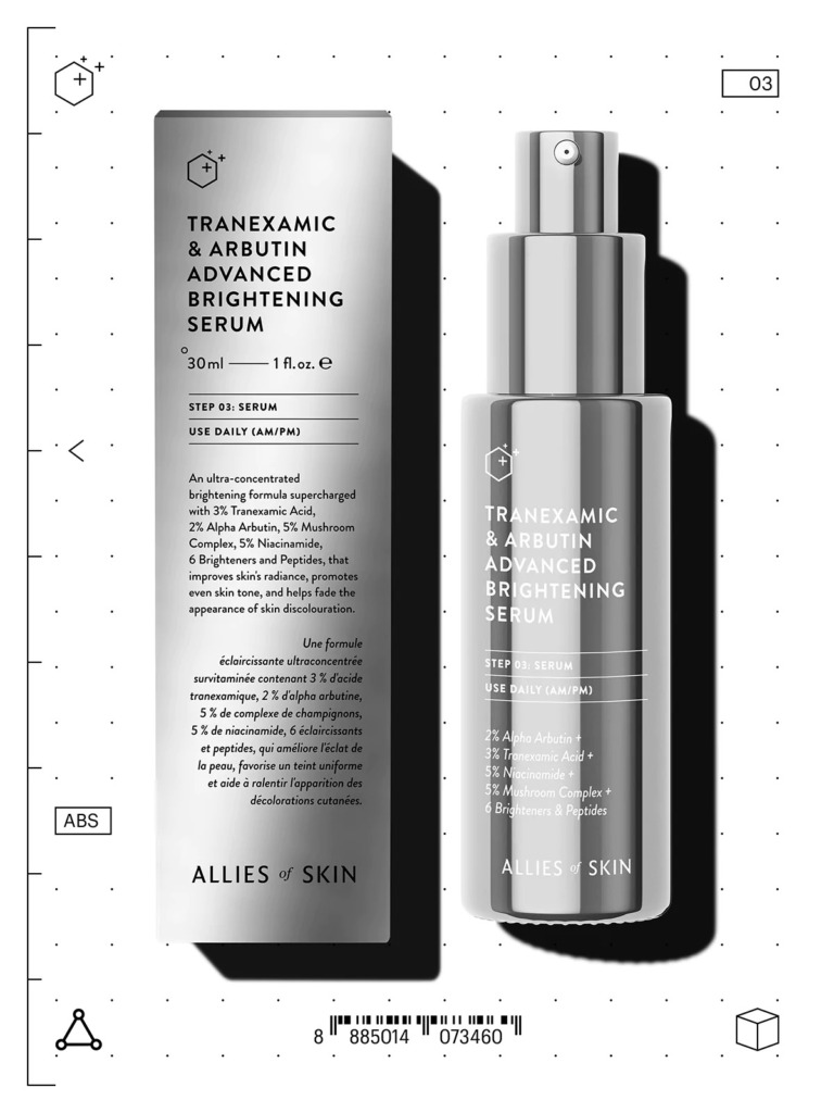 Allies of Skin Tranexamic & Arbutin Advanced Brightening Serum — Освітлююча сироватка для обличчя