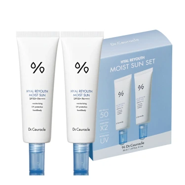 Набор Dr.Ceuracle Hyal Reyouth Moist Sun Duo Set — Набор увлажняющих солнцезащитных кремов