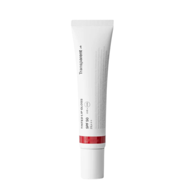 Transparent Lab Lipgloss Cherry 15 мл — Бальзам для губ з яскравим вишнево-червоним та малиновим ароматом
