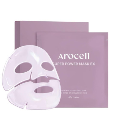 Arocell Super Power Mask EX — Увлажняющая маска с низкомолекулярным коллагеном