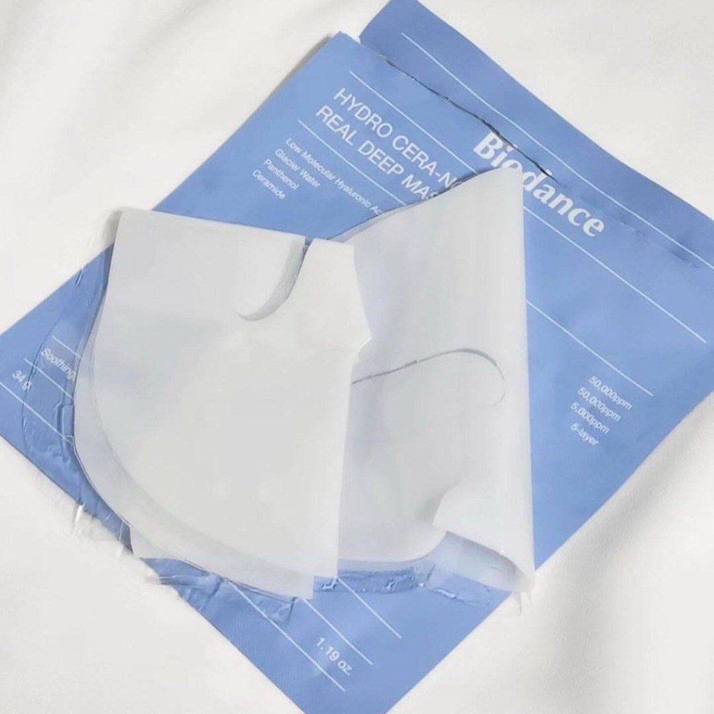 Biodance Hydro Cera-Nol Real Deep Mask — Гідрогелева маска з церамідами від сухості