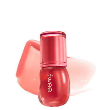 Fwee 3D Voluming gloss 30% 02 Coral Sorbet — Зволожуючий 3D-блиск для губ, що надає об’єму абрикосово-кораловий з інтенсивністю 30%