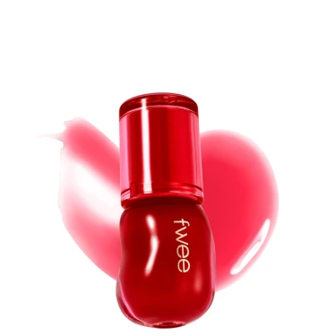 Fwee 3D Voluming gloss 30% 04 Aengdu — Зволожуючий 3D-блиск для губ, що надає об’єму соковитий червоний з інтенсивністю 30%