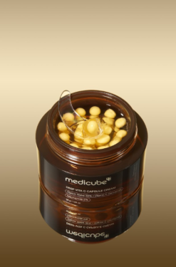Medicube Deep Vita C Capsule Cream 55 мл — Осветляющий капсульный крем с витамином C