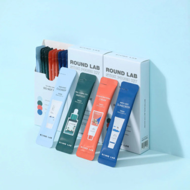 Round Lab Stick Pouch Kit — Cет мініверсій продуктів-бестселерів