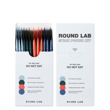 Round Lab Stick Pouch Kit — Cет мініверсій продуктів-бестселерів